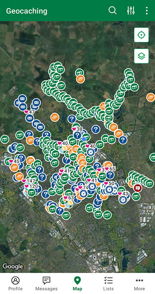 Geocaching Milton Keynes