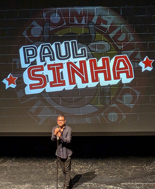Review: Paul Sinha @ The Comedy Cowa