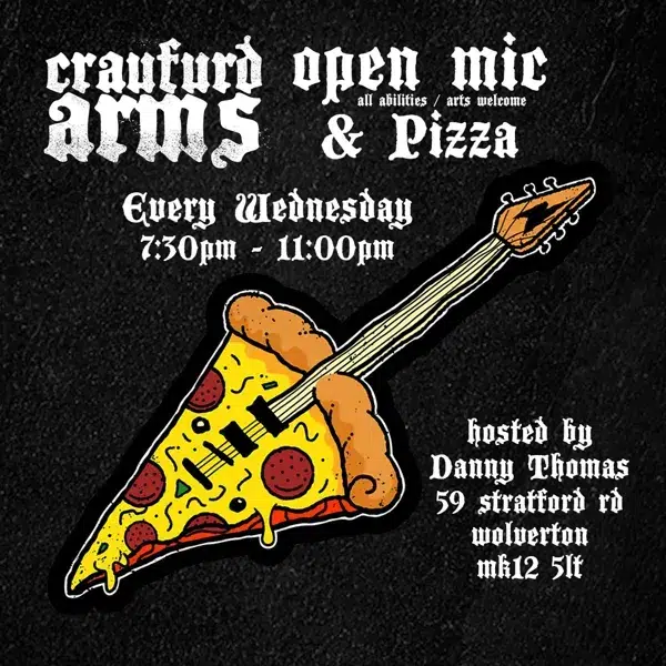 The Craufurd Arms Open Mic & Pizza - Ongoing Event