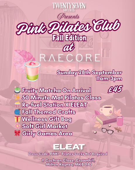 Pink Pilates Club - Sep 25