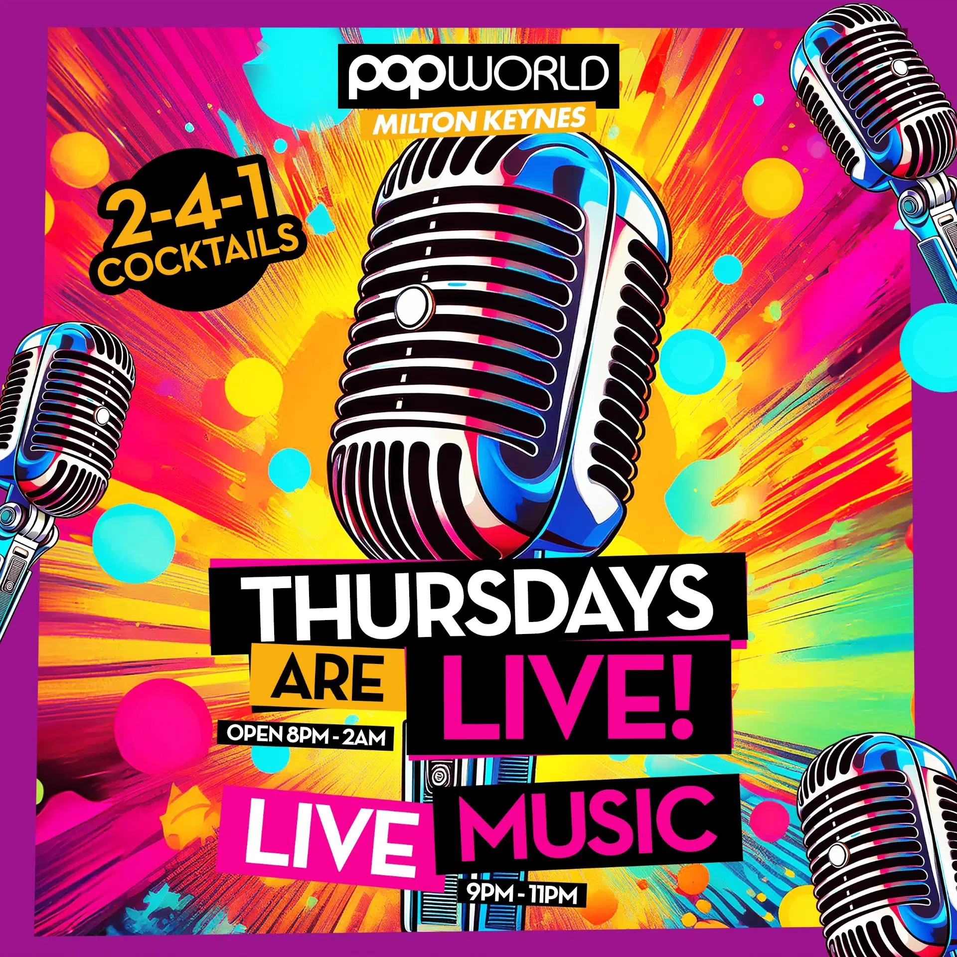 Popworld - Thursdays are live