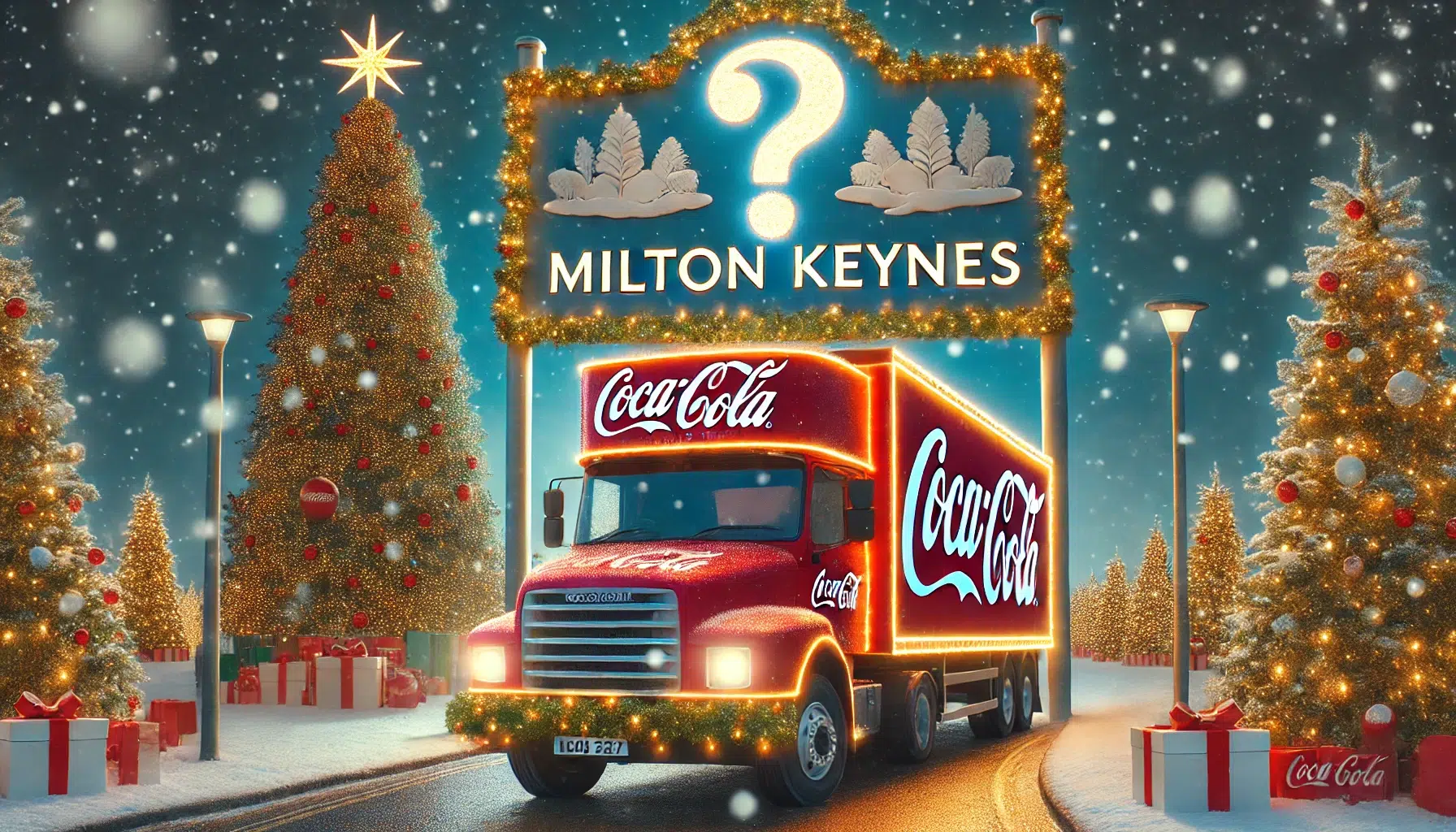 Coca Cola Christmas Truck Milton Keynes 2024