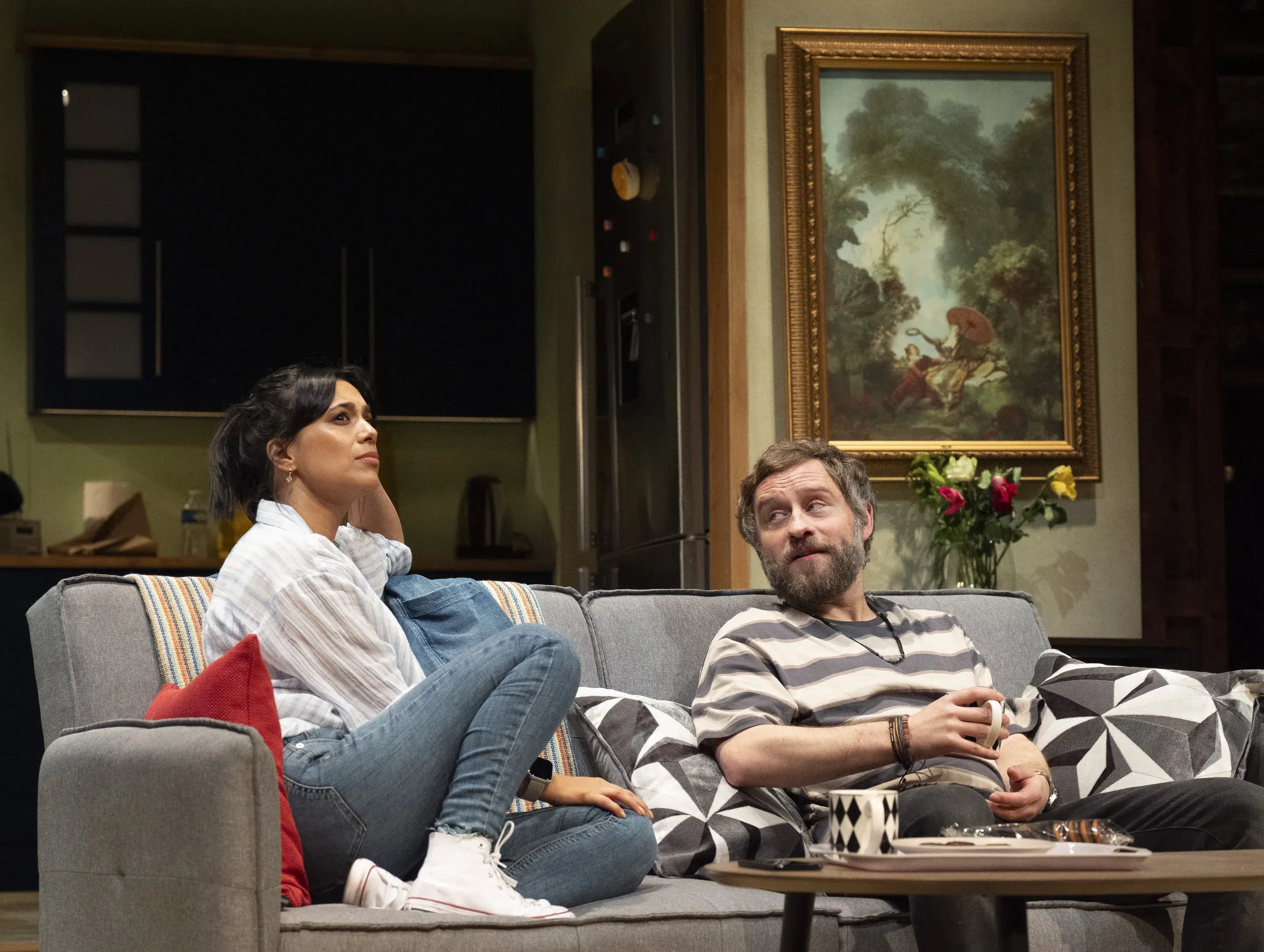 Picture You Dead5 L-R Fiona Wade (Freya Kipling), Peter Ash (David Hegarty) - credit Alistair Muir (1)