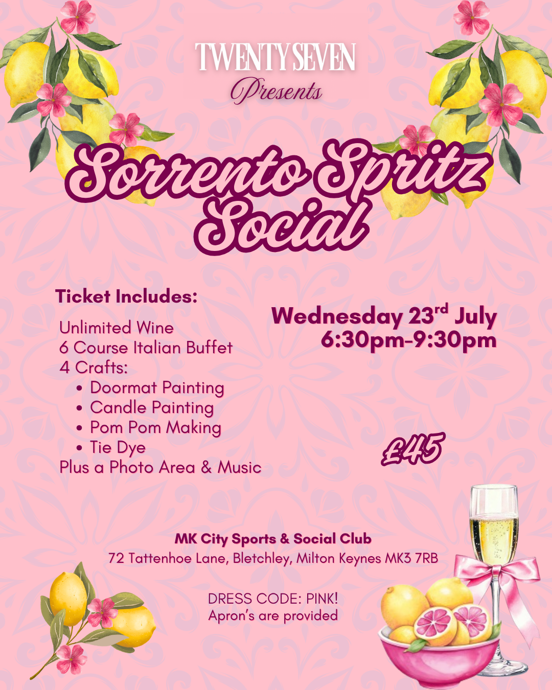 Sorrento Spritz Special - July 25